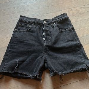 Levis ribcage jeans shorts